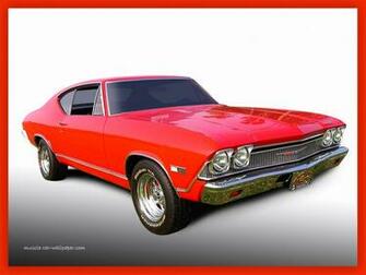 Wallpaper Mfr Gm Chevelle Red Rf