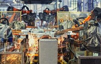 Wallpaper Industrial Equipment Robotic Welders Image For