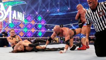 Kurt Angle Ronda Rousey Vs Triple H Stephanie