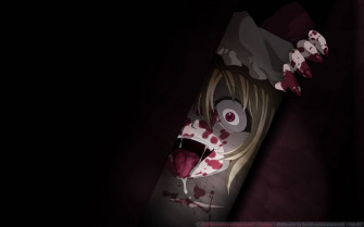 A Scary Anime Boy Terrorizing His Foes Wallpaper