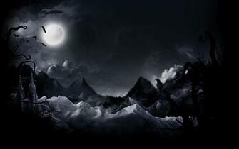 Wallpaper Halloween Moon
