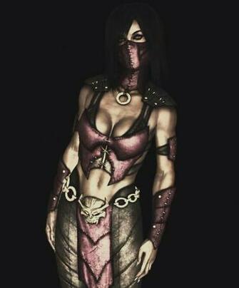 Mileena Mortal Kombat Phone Wallpaper