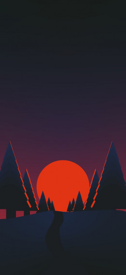 Cool Phone Wallpaper HD 4k Red Moon