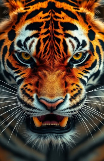 Angry Tiger Eyes Wallpaper