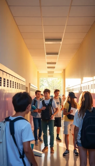 Daily Life Of High School Boys Wallpaper