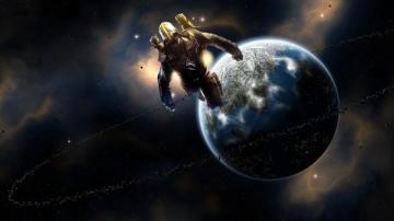 Artwork Digital Art Fantasy Planet Stars Space Dark Void