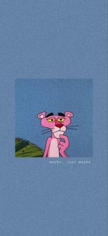 Aesthetic Pink Panther iPhone Wallpaper Cartoon