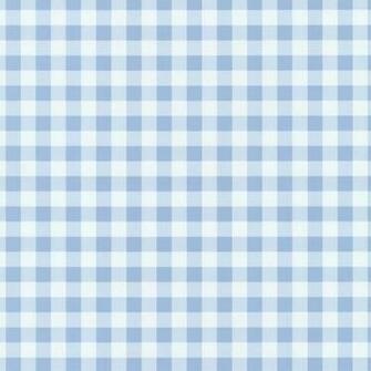 Playground Sky Blue White Gingham Check Wallpaper By P S