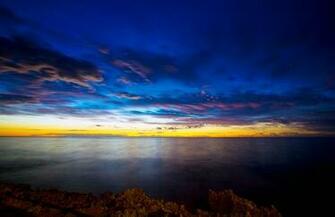 HD Magical Sea At Twilight Wallpaper
