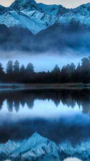 Foggy Lake iPhone 5s Wallpaper iPad