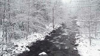 Little Pigeon River Great Smoky Mountains Tennessee Image Description