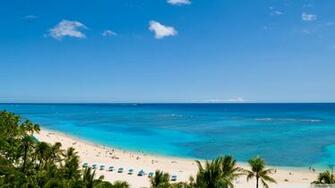 Waikiki Beach And Pacific Ocean Wallpaper