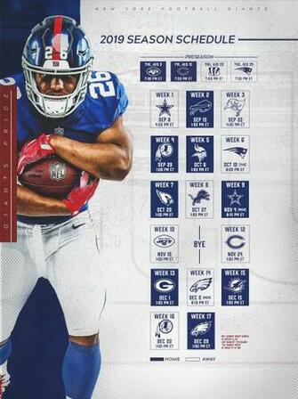 Giants Schedule New York
