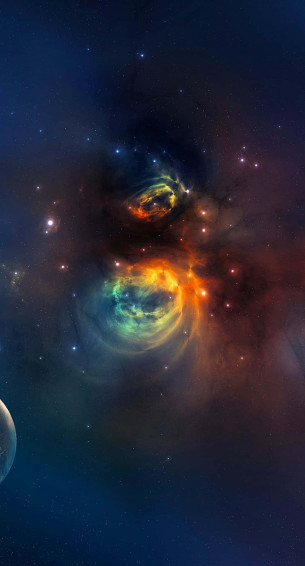 Sparkles And Gleams In The Universe iPhone Wallpaper