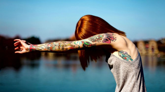 HD Tattoo Girl Wallpaper