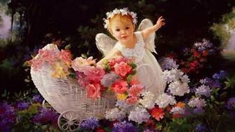 Angel Babies Wallpaper