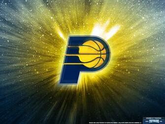 Indiana Pacers Is With A Team Logo Wallpaper On Your Computer And
