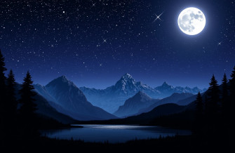Mountain Night Wallpaper