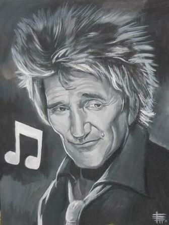 Rod Stewart By Sketchmonster1