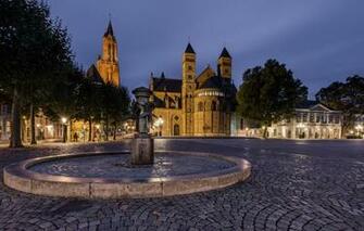 Wallpaper Area Fountain Netherlands Maastricht Image For