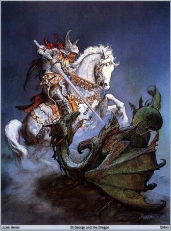 Qman Jh Dm St George Wallpaper Saint The Dragon