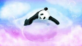 Panda Bear Art Children Kids Cute Wallpaper Background