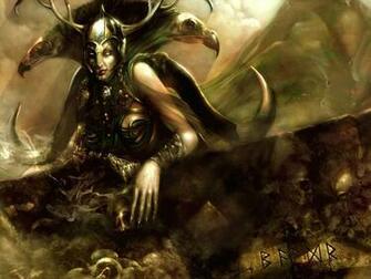 The Goddess Hel Wallpaper Background