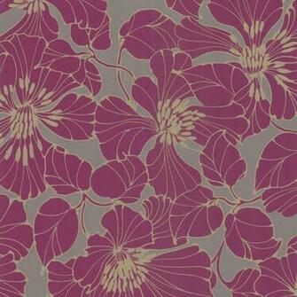 Wallpaper Plum Grey Gold Harlequin Identity