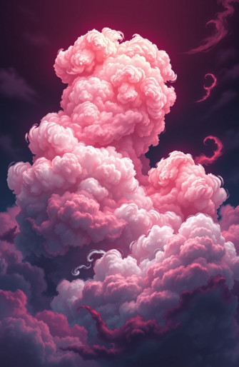 Akatsuki Clouds HD Wallpaper