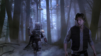 Han Solo Boba Fett Star Wars 4k Wallpaper