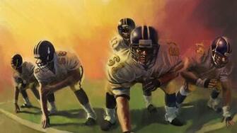 Wallpaper American Football Game Sport Players Full HD