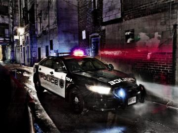 File A Hamilton Police Service Ford Interceptor Sedan On