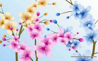Mixed Flowers In A Pot Wallpaper Screensavers And Background