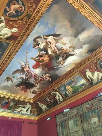 Mural Ceiling Painting Louvre Paris Unique Art I In