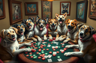Dogs Playing Poker Wallpaper