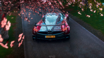 Stunning Pagani Zonda Racing In Forza Horizon 4k