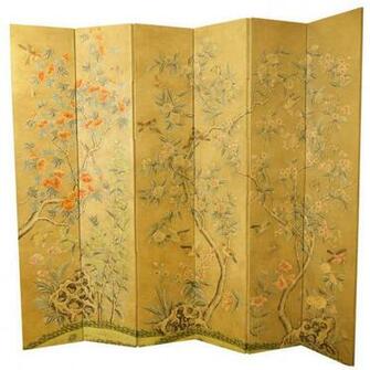 Vintage S Gracie Panel Wallpaper Screen At 1stdibs