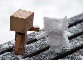 Boxman Snowman Wallpaper Snow