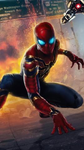 Spider Man Explosion No Way Home 4k Ultra HD Mobile Wallpaper