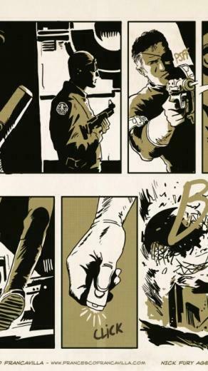 Marvel Comics Nick Fury Mobile Resolutions