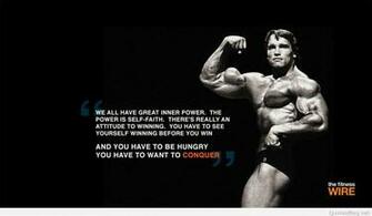 Arnold Schwarzenegger Bodybuilding Quotes Conquermotivational