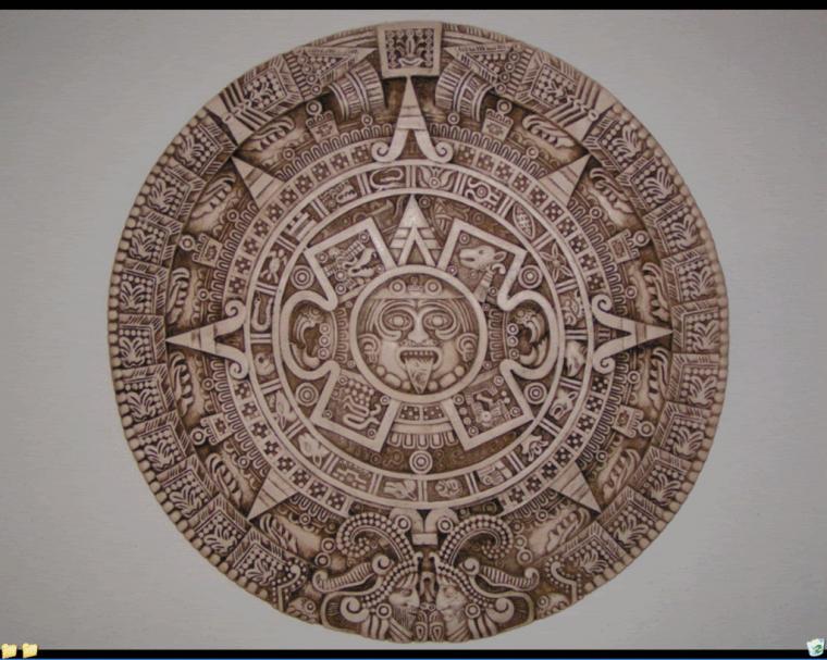 Aztec Calendar Wallpaper