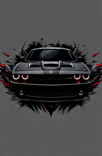 Dodge Hellcat Logo Wallpaper
