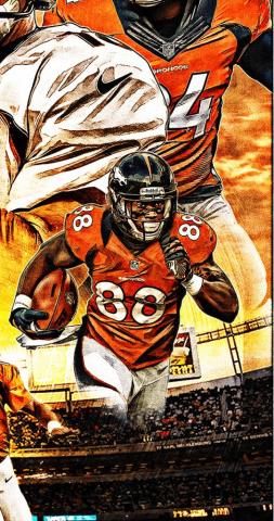HD Demaryius Thomas Wallpaper Sun