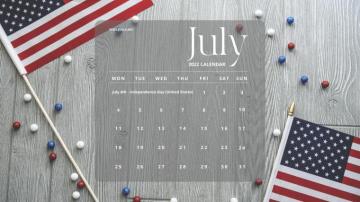July Calendar Wallpaper HD Net