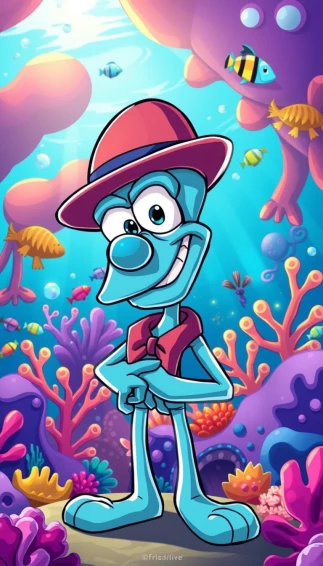 Handsome Squidward Wallpaper