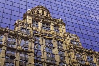 Buildings Usa Downtown Offices Storehouses Stores Wallpaper Background