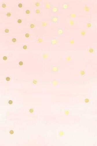 Lovely Blush Soft Pink Gold Spots Dots iPhone Wallpaper Phone