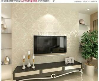 Wholesale Non Woven Foil Stamping Wallpaper European Damascus Living