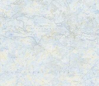 Pale Blue Nautical Charts Wallpaper Rustic Country Primitive
